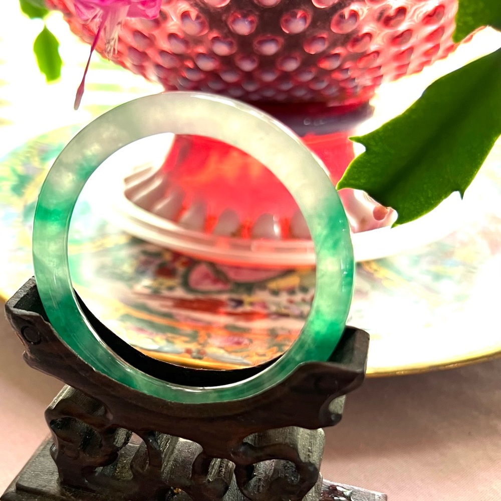 Icy Jade Bangle.